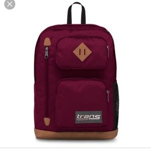 Maroon backpack